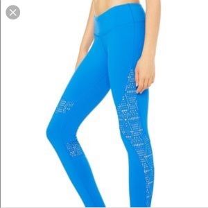Alo small west coast leggings atlas blue laser cut